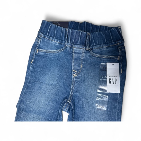 NWT 18-24 months, GAP Medium Wash BabyGap Pull-On Ankle Jeggings - Picture 4 of 5